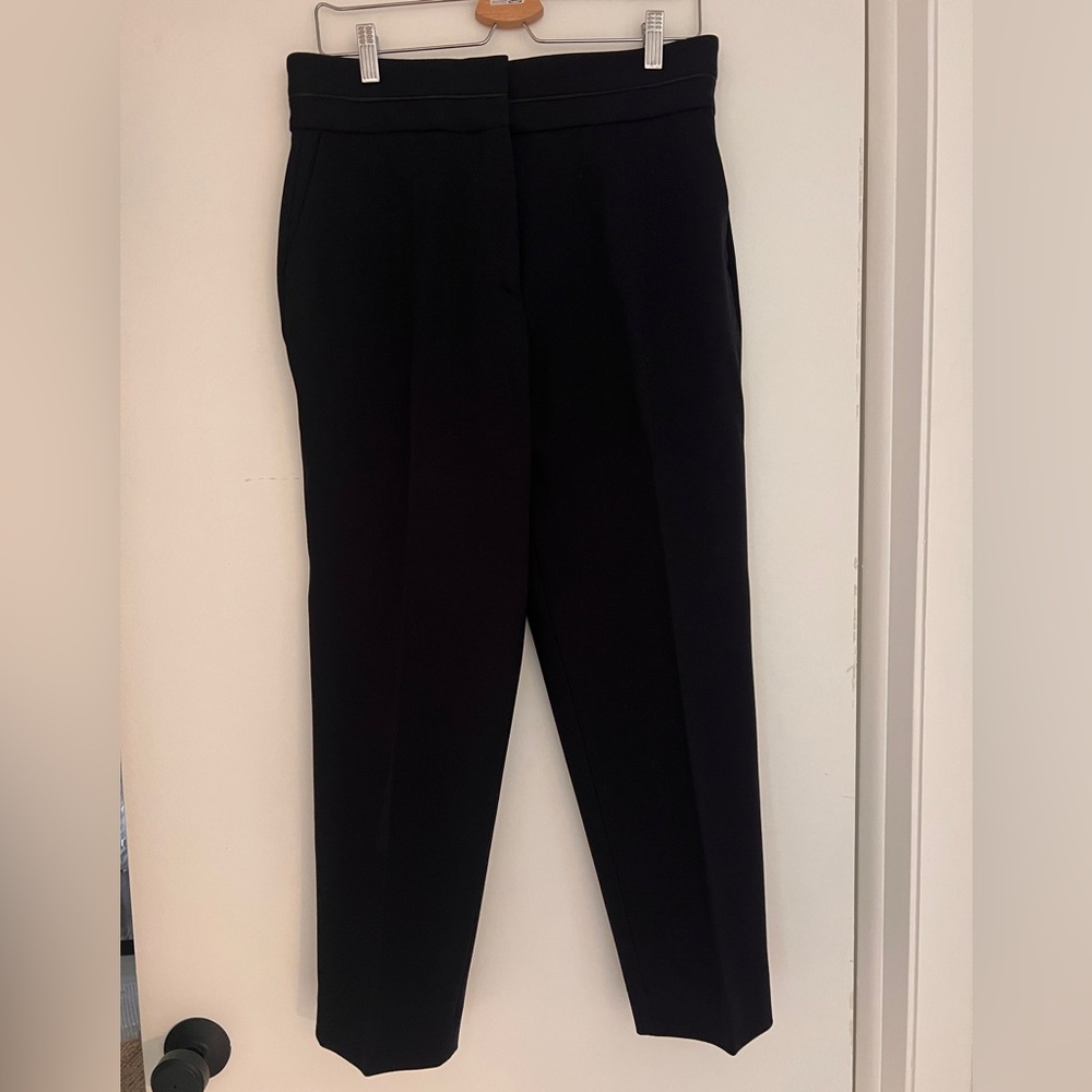Sandro Black High-Waisted Trousers